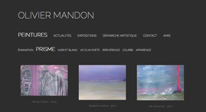 Création du site web d'olivier mandon
